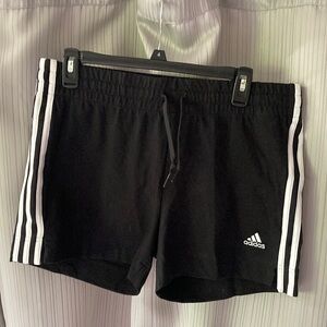 Black adidas shorts!